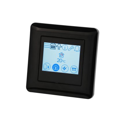 Flexit Nordic juhtpaneel, NordicPanel, must – seinale paigaldatav juhtpaneel S2–S7 seadmetele