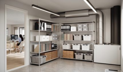Flexit Nordic S7 SW ventilatsiooniseade kuni 450 m² kodudele tehnilises ruumis