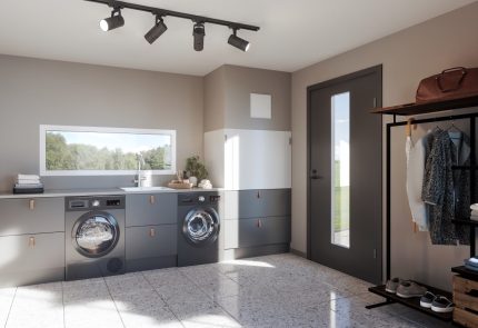 Flexit Nordic S7 SW ventilatsiooniseade kuni 450 m² kodudele koduses pesuruumis